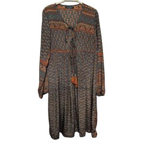 Karma highway long sleeve dress